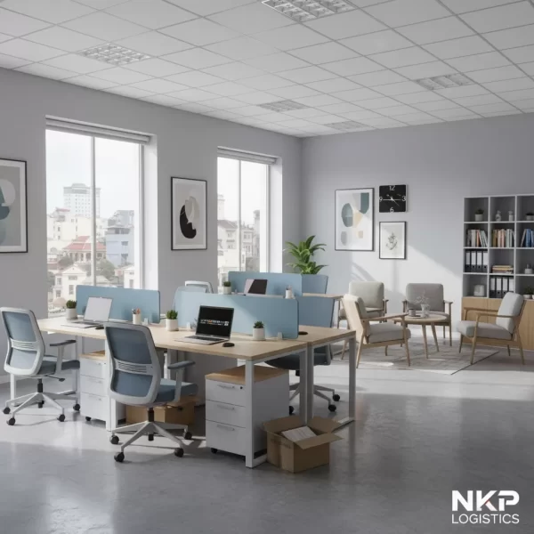 4. Văn phòng mới ngăn nắp