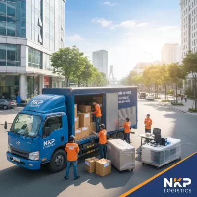 Dựa trên tiêu đề 'Chuyển Văn Phòng Quận 8 – Dịch Vụ Trọn Gói, Nhanh Gọn, Giá Tốt', đây là 5 từ khóa ảnh độc đáo: