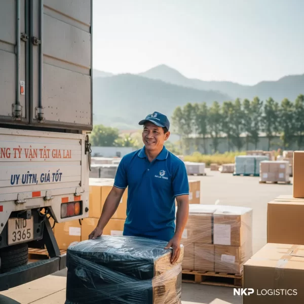 3. Tài xế tận tâm giao hàng tại Pleiku