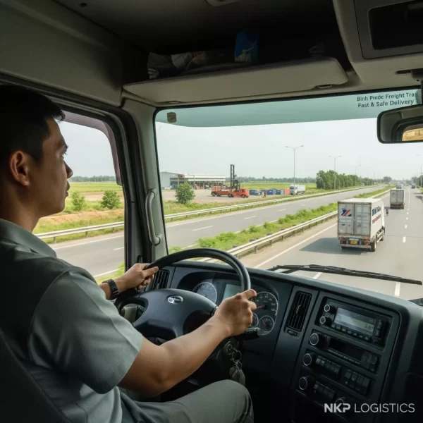 4. Tài xế tập trung lái xe an toàn