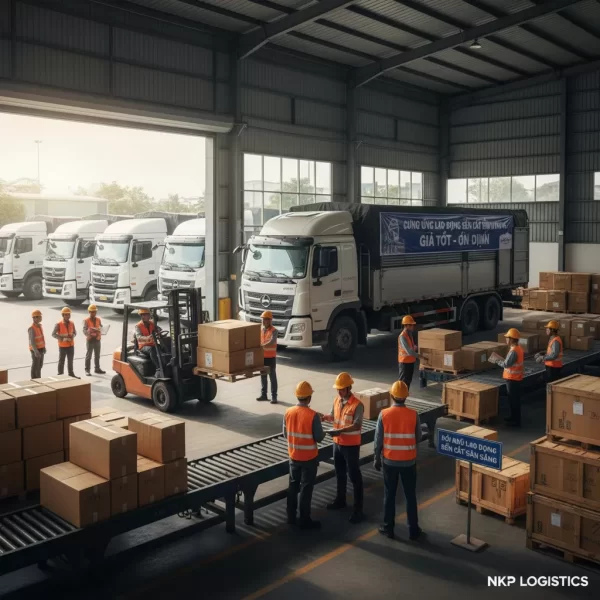 1. Đội ngũ lao động Bến Cát sẵn sàng