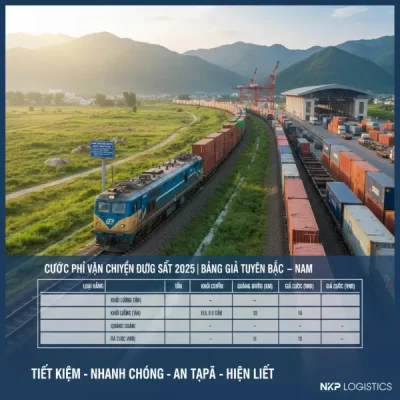 Dựa trên tiêu đề 'Cước Phí Vận Chuyển Đường Sắt 2025 | Bảng Giá Chi Tiết Tuyến Bắc – Nam', đây là 5 từ khóa ảnh độc đáo và gợi hình: