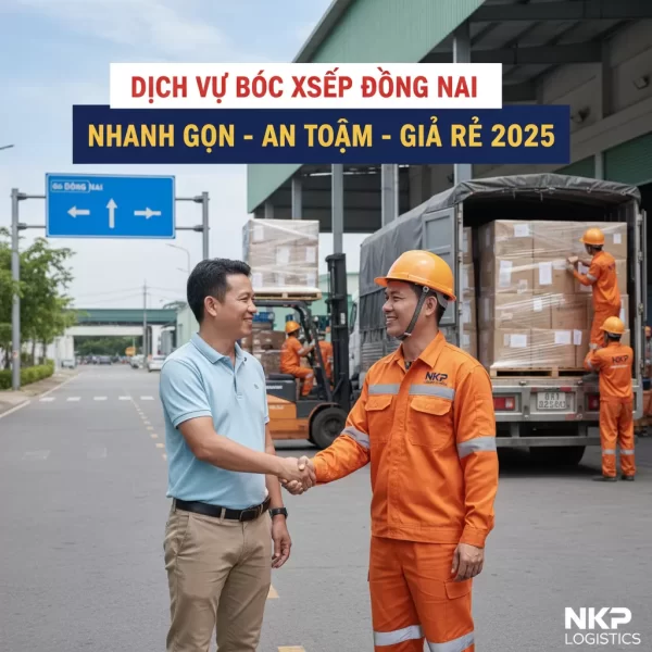 3. Nụ cười hài lòng của khách hàng khi bắt tay với người quản lý đội bốc xếp.