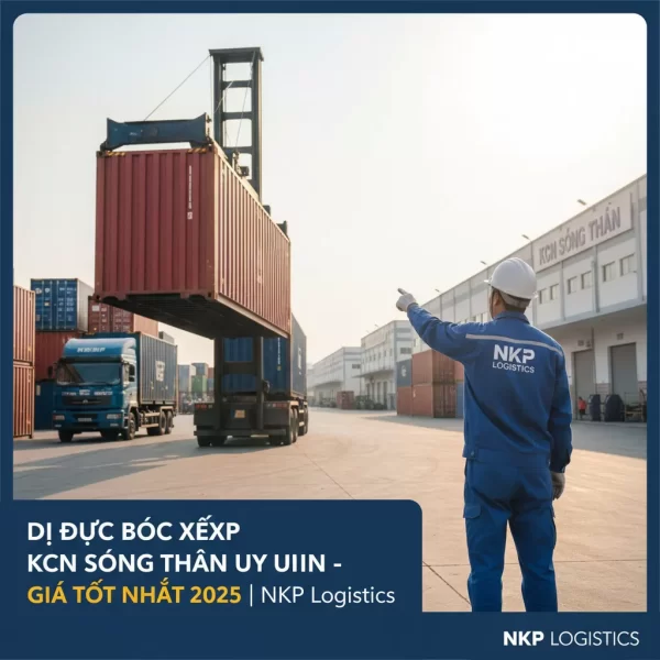 3. Giám sát viên NKP Logistics chỉ đạo bốc xếp container