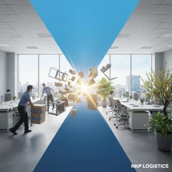 1. Chuyển đổi không gian văn phòng liền mạch.