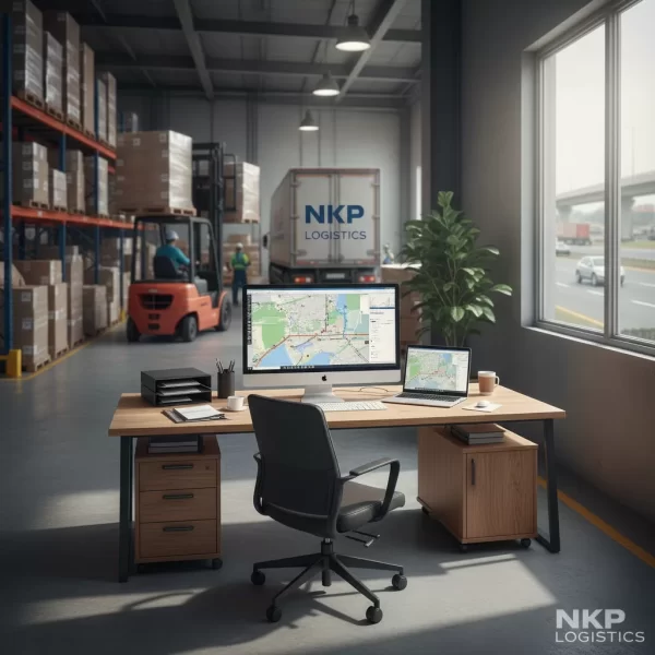 4. Bàn làm việc được lắp đặt hoàn chỉnh