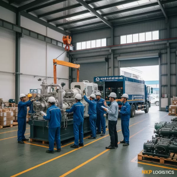 2. Lắp đặt máy công nghiệp chính xác