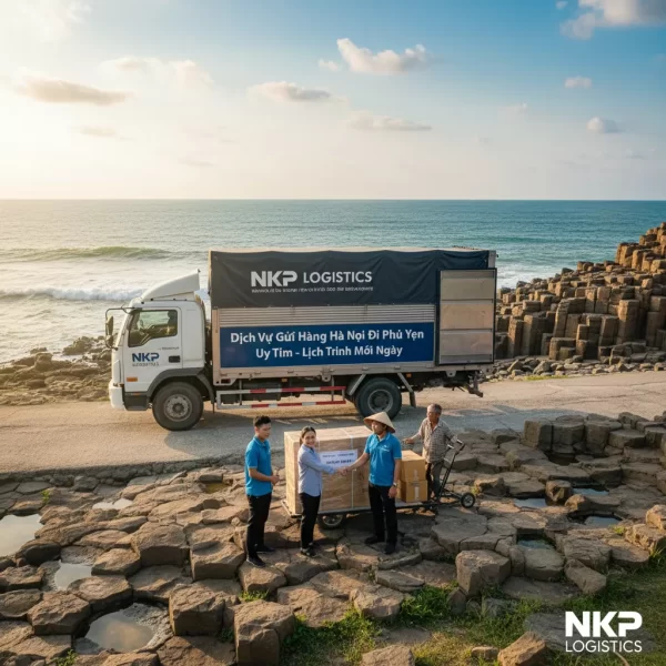 5. Bàn giao hàng thành công tại Gành Đá Đĩa.