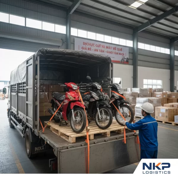 3. Chằng buộc xe chuyên nghiệp