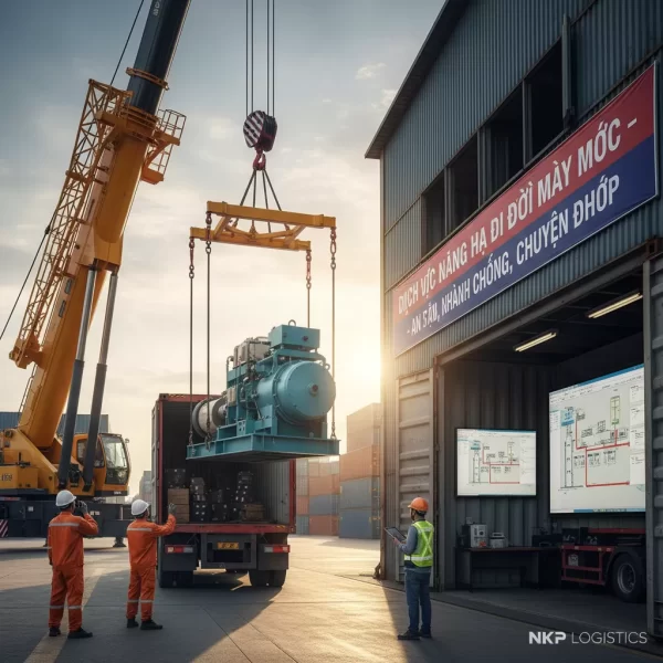 2. Điều phối chính xác máy móc hạng nặng