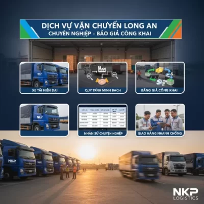 Dựa trên tiêu đề "Dịch Vụ Vận Chuyển Long An Chuyên Nghiệp – Báo Giá Công Khai", đây là 5 từ khóa ảnh độc đáo: