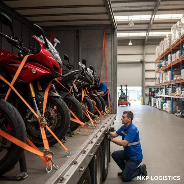 4. Chằng buộc xe máy chắc chắn