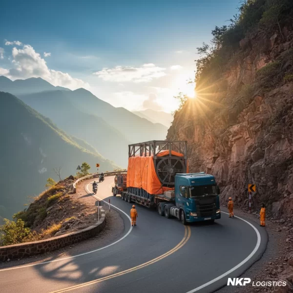 3. Hàng hóa quá khổ trên đèo