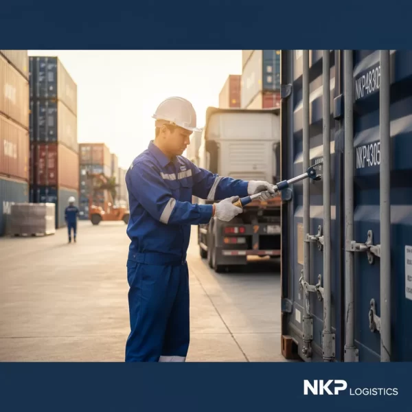 4. Niêm phong container an toàn