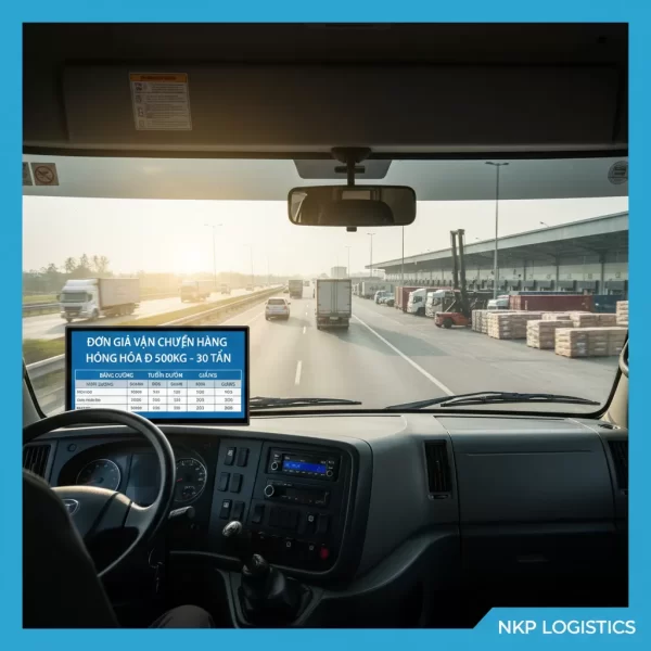 1. Góc nhìn từ cabin ra cao tốc