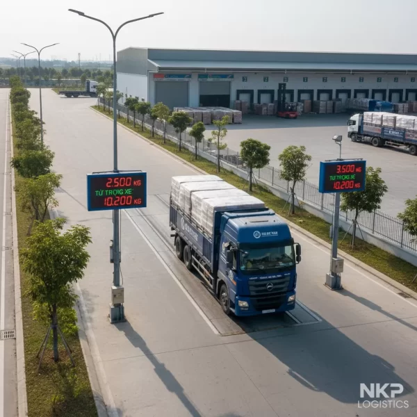 2. Cân điện tử cho xe tải