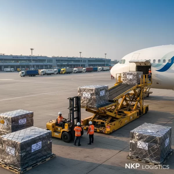 1. Xếp dỡ hàng hóa máy bay