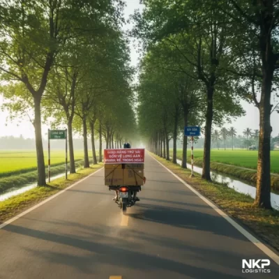 Dựa trên tiêu đề 'Giao Hàng Từ Sài Gòn Về Long An – Nhanh, Giá Rẻ, Giao Trong Ngày', đây là 5 từ khóa ảnh độc đáo: