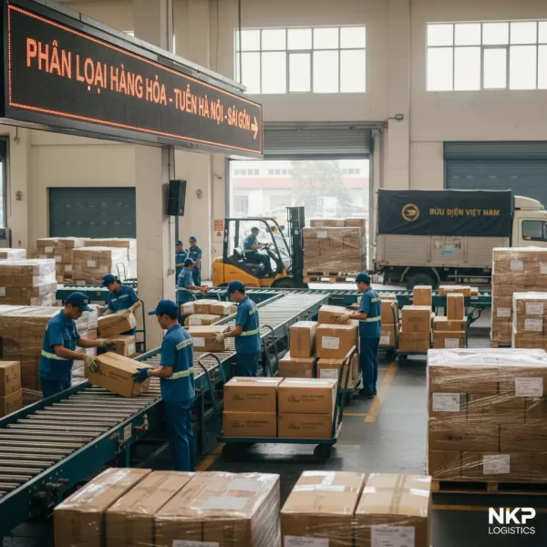 4.  Phân loại hàng hóa tại bưu cục