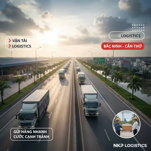 Dựa trên tiêu đề "Gửi Hàng Bắc Ninh Đi Cần Thơ Nhanh Chóng | Cước Cạnh Tranh", đây là 5 từ khóa ảnh độc đáo: