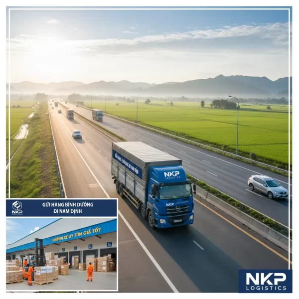 2. Xe tải trên cao tốc hướng Bắc