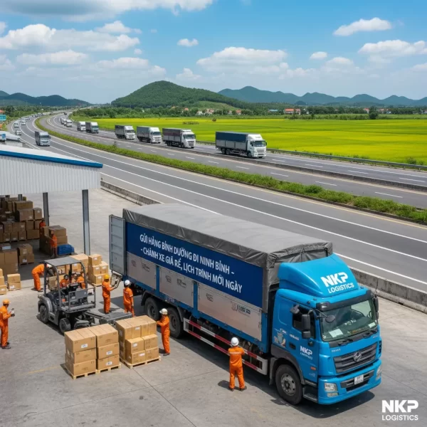 3.  Hàng hóa trên tuyến cao tốc Bắc Nam