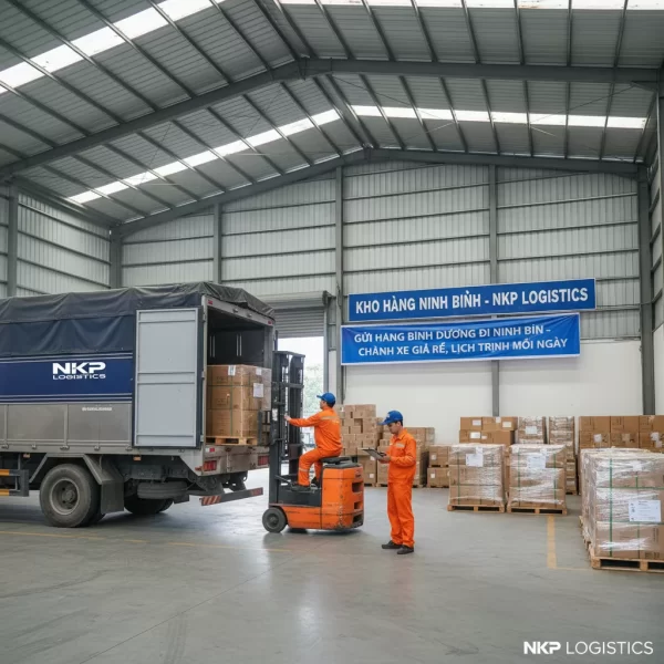 4.  Bàn giao kiện hàng tại kho Ninh Bình