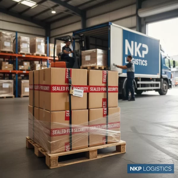 4. Thùng hàng niêm phong an toàn