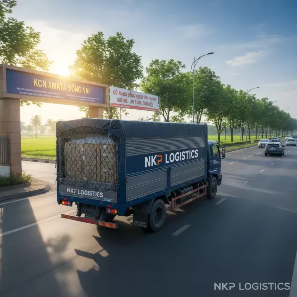 1. Xe tải lăn bánh từ khu công nghiệp Đồng Nai hướng về Sóc Trăng.