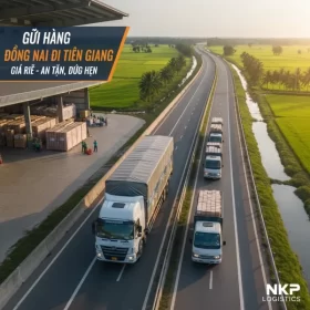 Dựa trên tiêu đề "Gửi hàng Đồng Nai đi Tiền Giang giá rẻ – An toàn, đúng hẹn", đây là 5 từ khóa ảnh độc đáo: