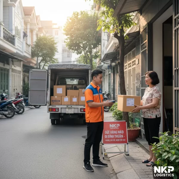 3. Bưu tá nhận hàng tại nhà