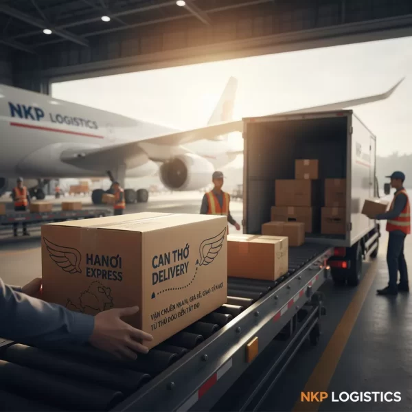 Kiện hàng bay từ Thủ đô đến Tây Đô