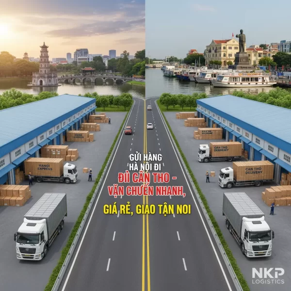 Cầu nối vận chuyển Hồ Gươm và Bến Ninh Kiều