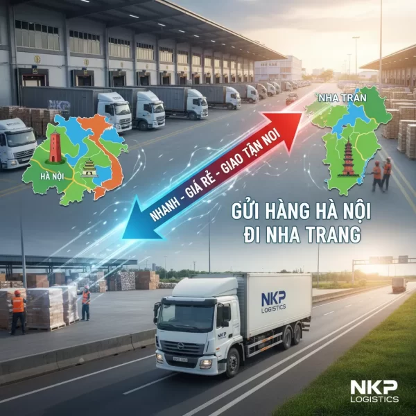 2. Mũi tên tốc độ nối liền bản đồ Hà Nội và Nha Trang