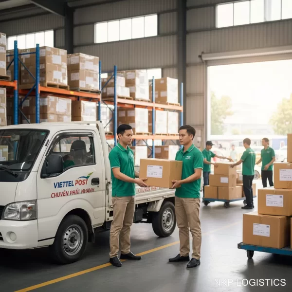 2. Bàn giao hàng cho bưu tá Viettel