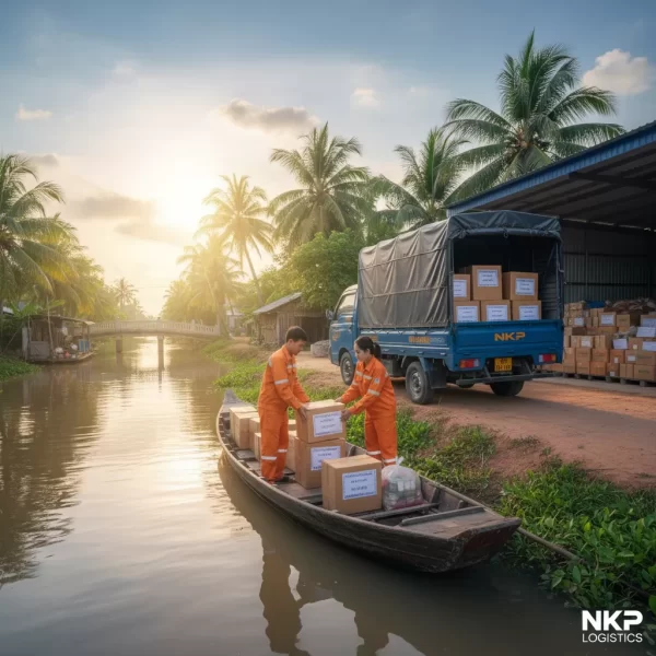 4. Giao kiện hàng nhỏ đi miền Tây