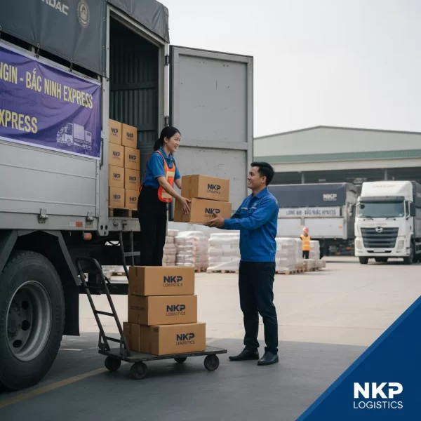 2.  Tài xế nhận hàng tại cửa