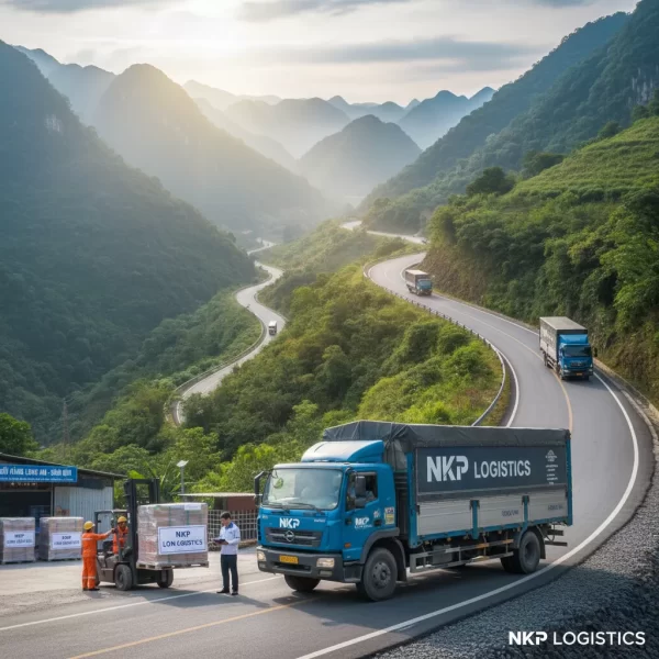 3.  Xe tải vượt đèo trên tuyến Long An - Bình Định