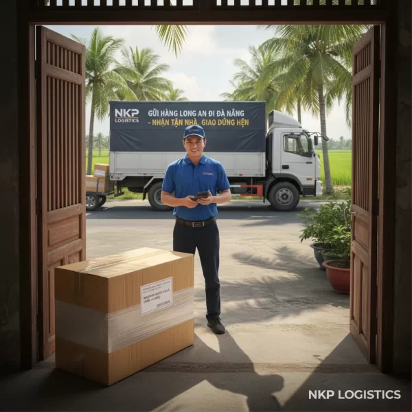 2. Bưu kiện trước cửa nhà Long An