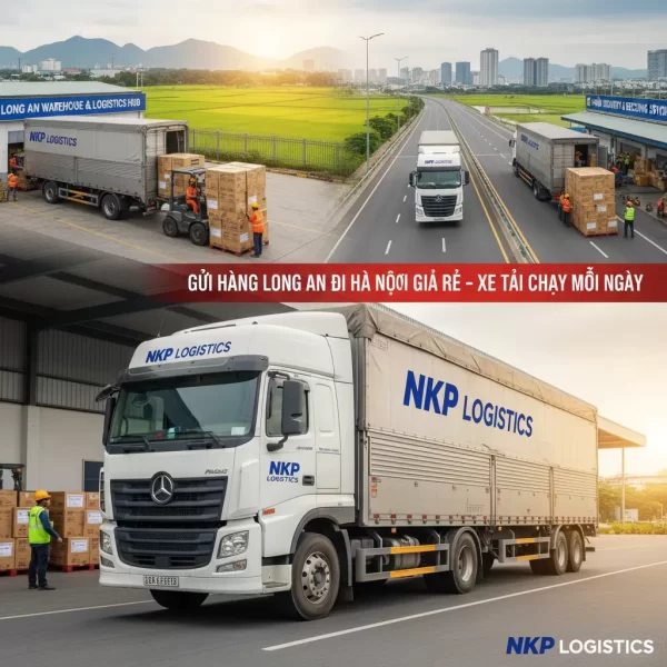1. Hành trình xe tải Long An - Hà Nội