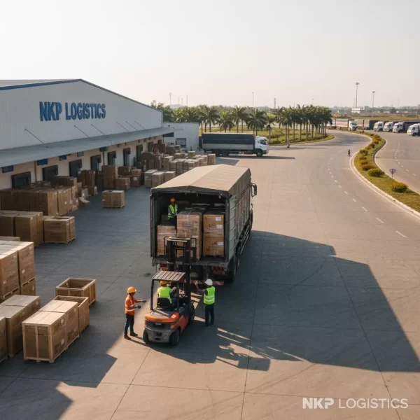 2. Bốc xếp hàng hóa tại Long An