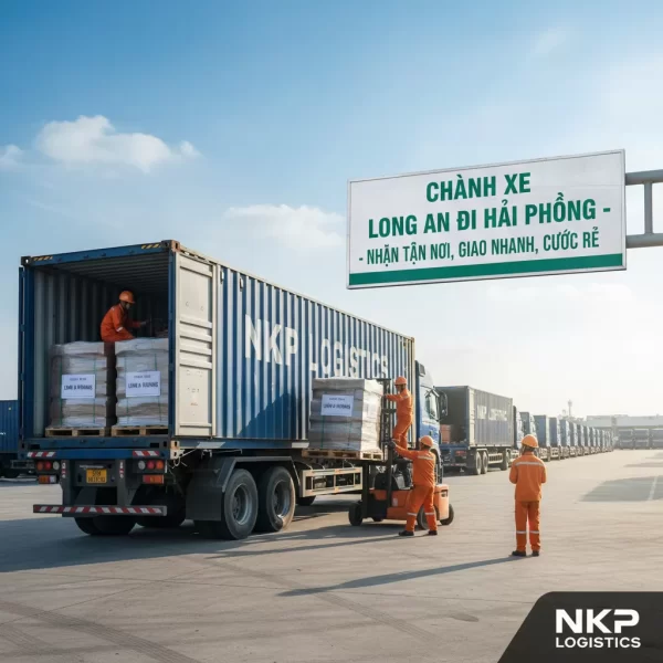 3. Chành xe Long An ra Hải Phòng