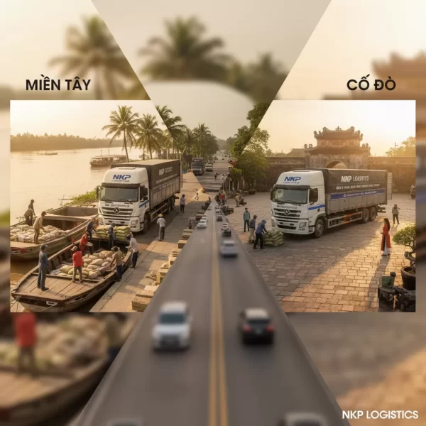 1. Hành trình hàng hóa từ miền Tây đến Cố đô.