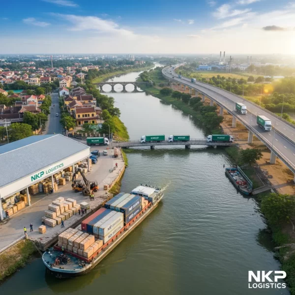 2. Chuyển phát nối liền sông Vàm Cỏ và sông Hương.