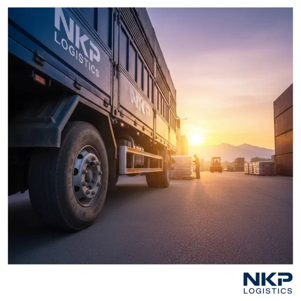 1. Bình minh trên bánh xe tải