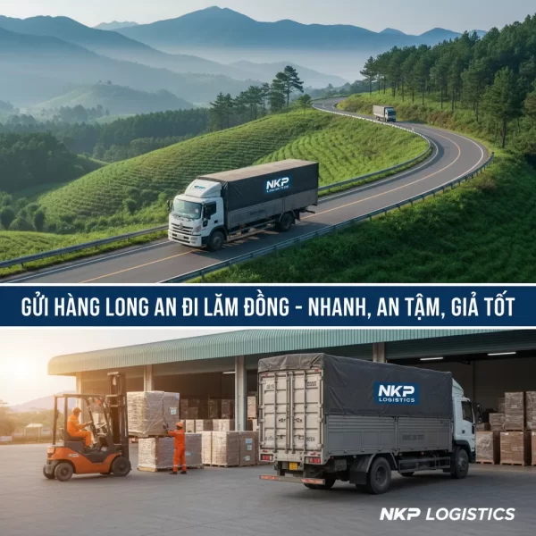 1. Hành trình xe tải từ đồng bằng Long An lên cao nguyên Lâm Đồng.