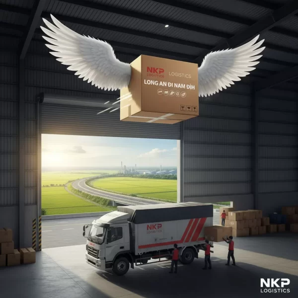1. Thùng hàng mọc cánh bay từ Long An