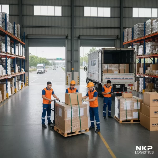 4. Đội bốc xếp chuyên nghiệp tại kho