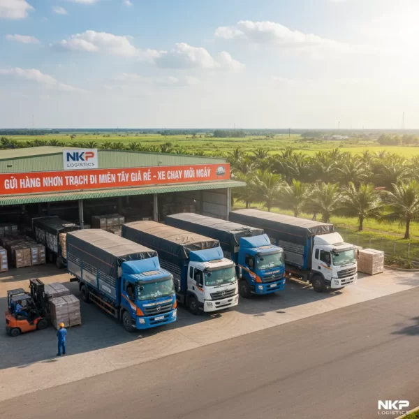 4. Đoàn xe chành đi các tỉnh Miền Tây