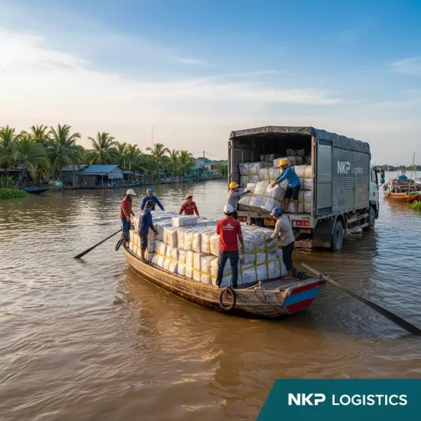 4. Hàng hóa cập bến miền Tây